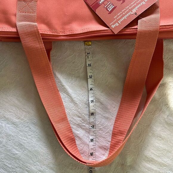 Trader Joe’s Insulated Grocery Bag Limited Edition 8 Gallon Peach Orange - Picture 9 of 11